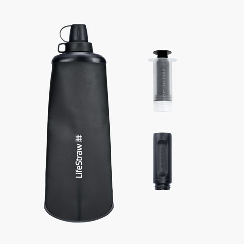 LifeStraw | Peak Series Collapsible Squeeze Bottel | 1 L Waterfilter | Trail.nl