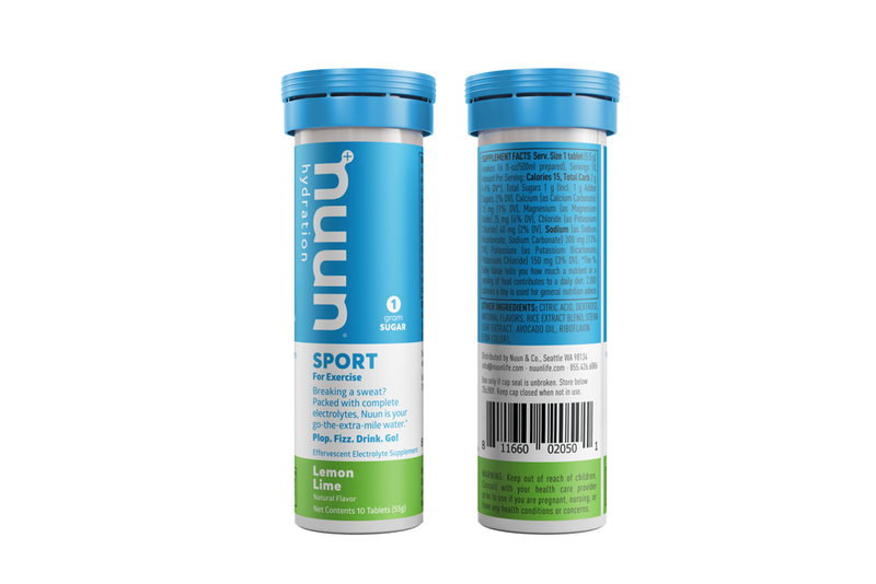 NUUN Sport Lemon Lime (10 tabletten) - Dutch Mud Men