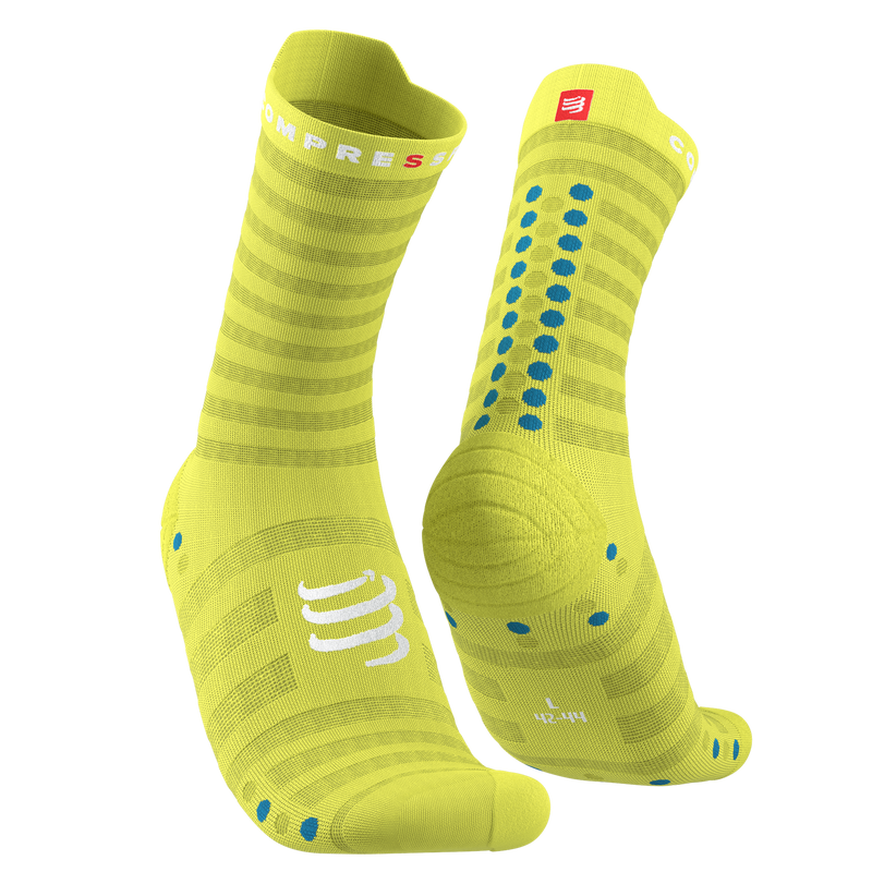 Compressport | Pro Racing Socks Run V4.0 Ultralight High | Hardloopsokken | Trail.nl