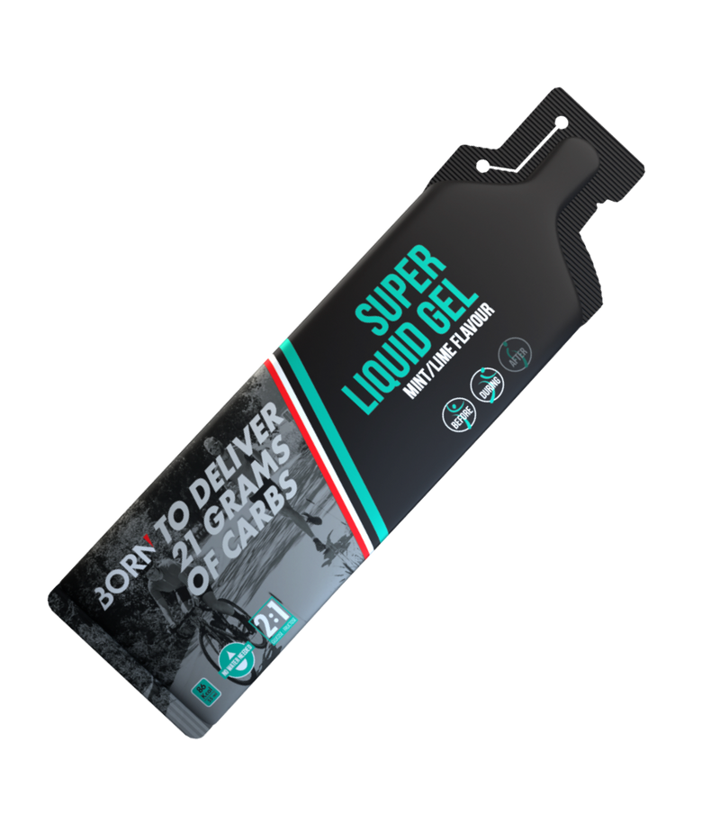 Born | Super Liquid Gel | Energy Gel | 21 Gram Carbs | Trail.nl