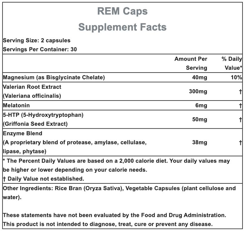 Hammer Nutrition | Superior Recovery | REM Caps | 60 Capsules | Trail.nl