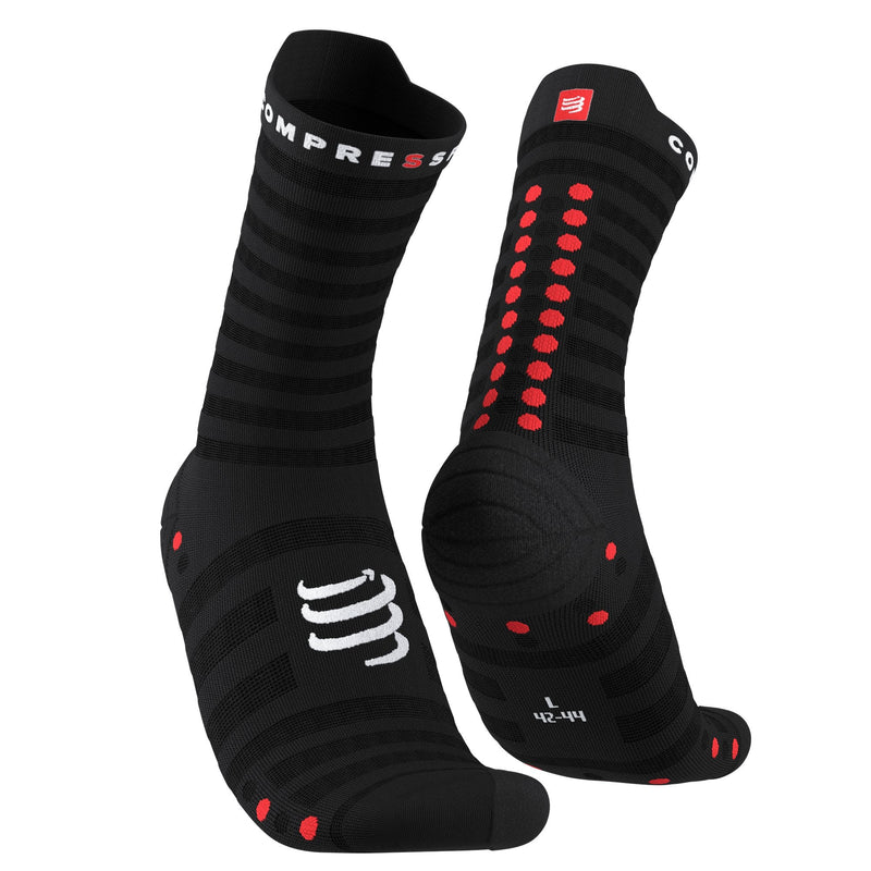 Compressport | Pro Racing Socks Run V4.0 Ultralight High | Hardloopsokken - Trail.nl