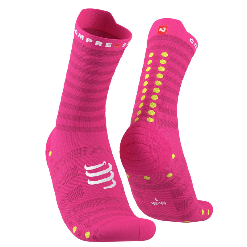 Compressport | Pro Racing Socks Run V4.0 Ultralight High | Hardloopsokken - Trail.nl