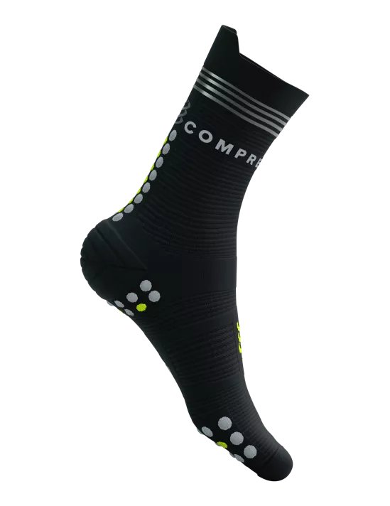 Compressport | Pro Racing Socks v4.0 Run High Flash | Hardloopsokken | Reflectie - Trail.nl