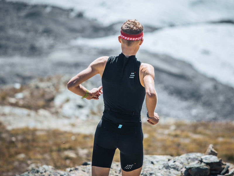 Compressport | Trail Postural Tank | Singlet | Heren - Trail.nl