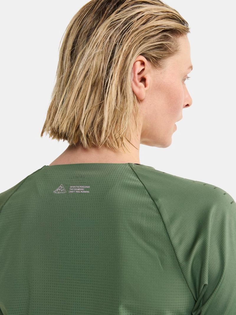 Craft | PRO Trail Shortsleeve | Hardloopshirt | Dames | Trail.nl