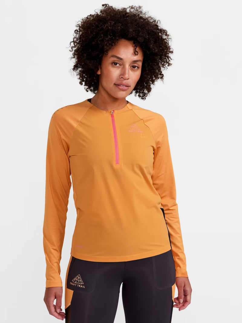 Craft | PRO Trail Wind Longsleeve | Windstopper | Dames - Trail.nl