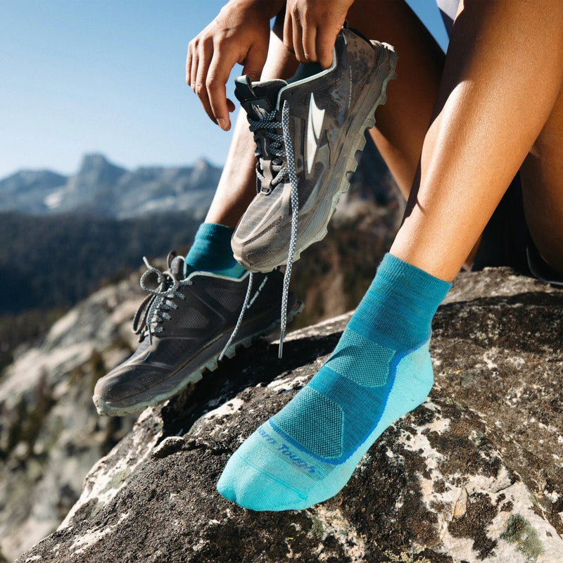 Darn Tough | Light Hiker | 1/4 Sock | Lightweight | Cushion | Dames | Wandelsokken - Trail.nl