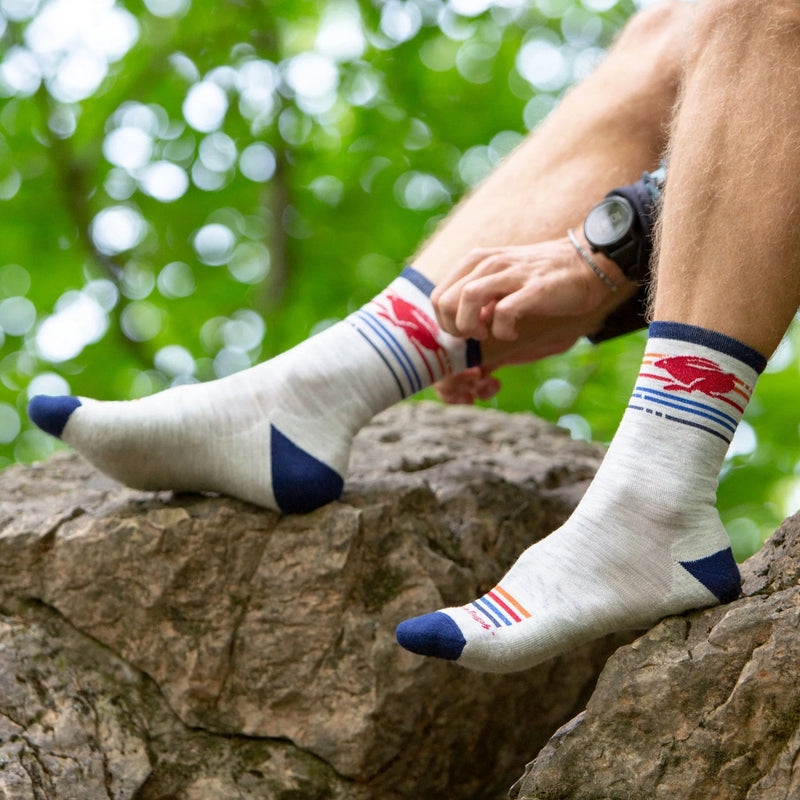 Darn Tough | Pacer | Micro Crew | Ultra - Lightweight | Cushion | Heren | Trailrunningsokken - Trail.nl