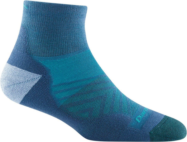 Darn Tough | Run | 1/4 Sock | Ultra - Lightweight | Cushion | Dames | Trailrunsokken - Trail.nl