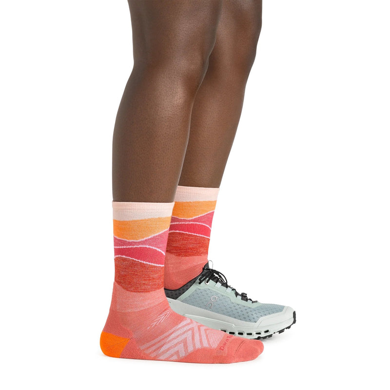 Darn Tough | Run | Horizon | Micro Crew | Ultra - Lightweight | Cushion | Dames | Trailrunsokken - Trail.nl