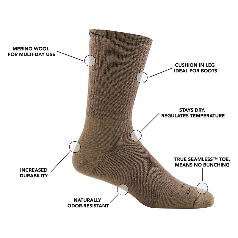 Darn Tough | Tactical | Boot Sock | Heavyweight | Full Cushion | Unisex | Wandelsokken - Trail.nl