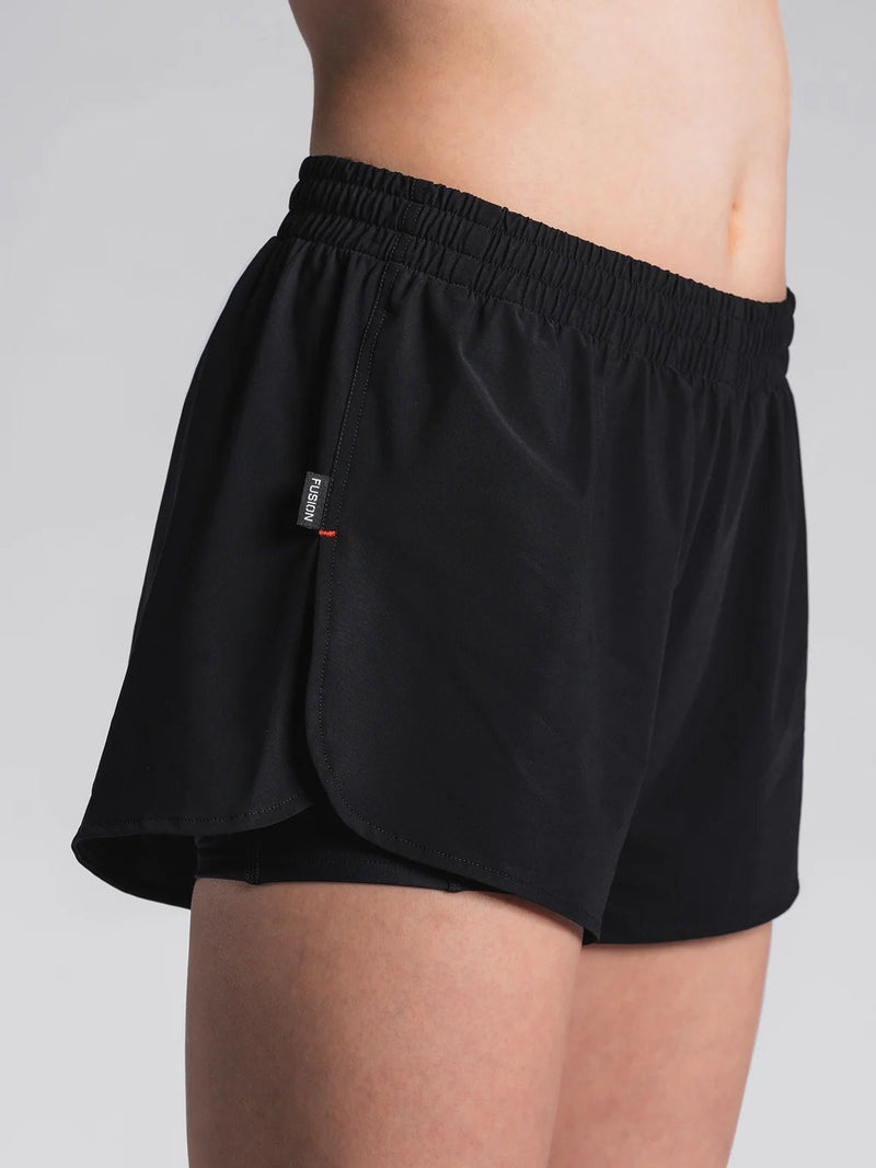 Fusion | C3 Run Shorts | 2 - in - 1 Short | Dames - Trail.nl