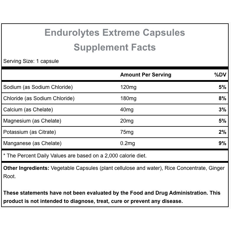 Hammer Nutrition | Endurolytes Extreme | Electrolyten Supplement | 435 mg Elektrolyten | Trail.nl