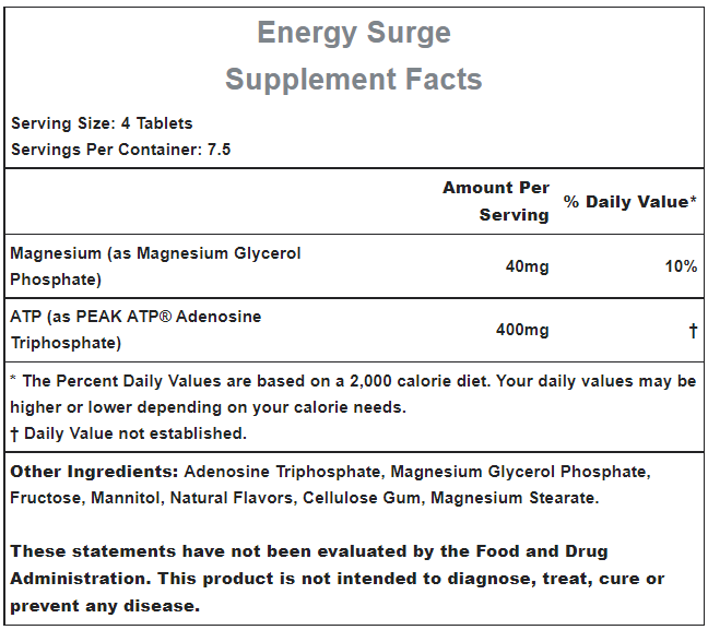 Hammer Nutrition | Peak Performance | Energy Surge | 30 Tabletten | Trail.nl