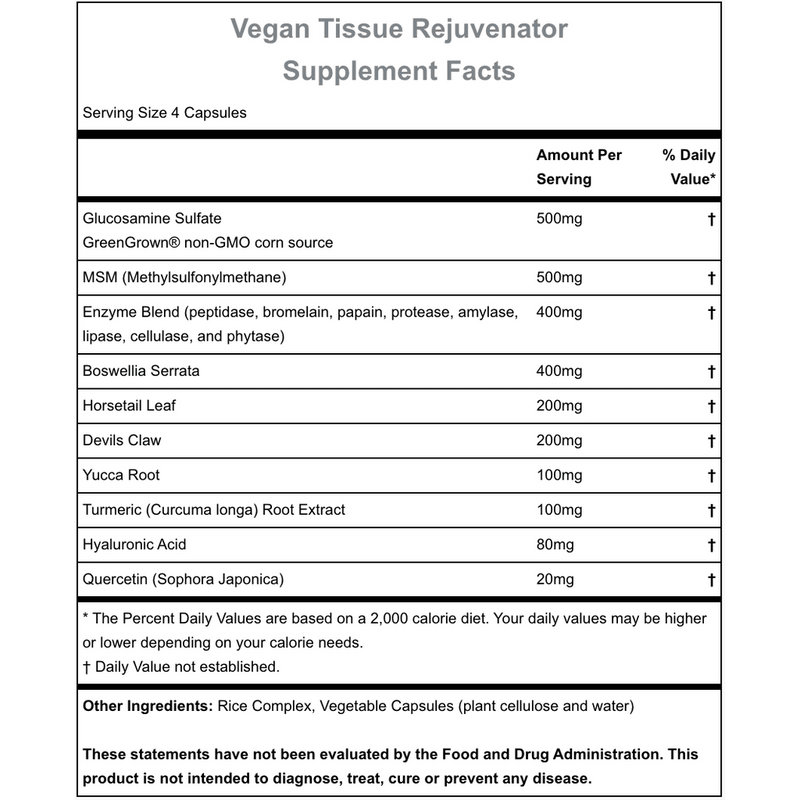 Hammer Nutrition | Superior Recovery | Vegan Tissue Rejuvenator | 120 Stuks - Trail.nl