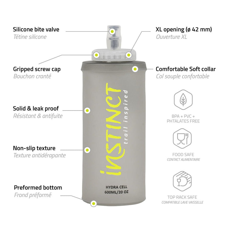 Instinct | Hydracell 600 | Soft Flask | 600 ML - Trail.nl