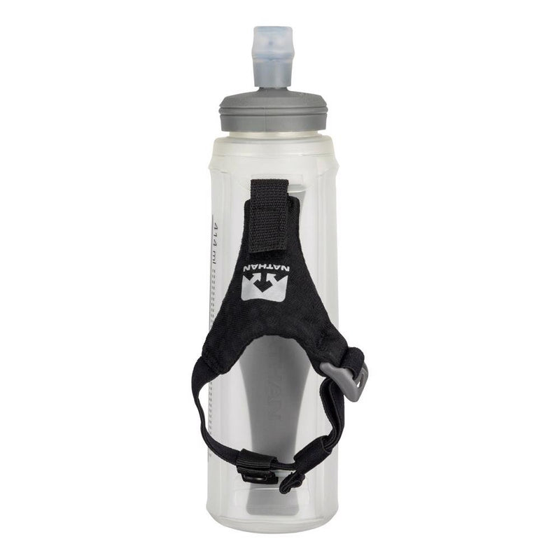 Nathan | ExoShot 14 OZ | Handheld Softflask - Trail.nl