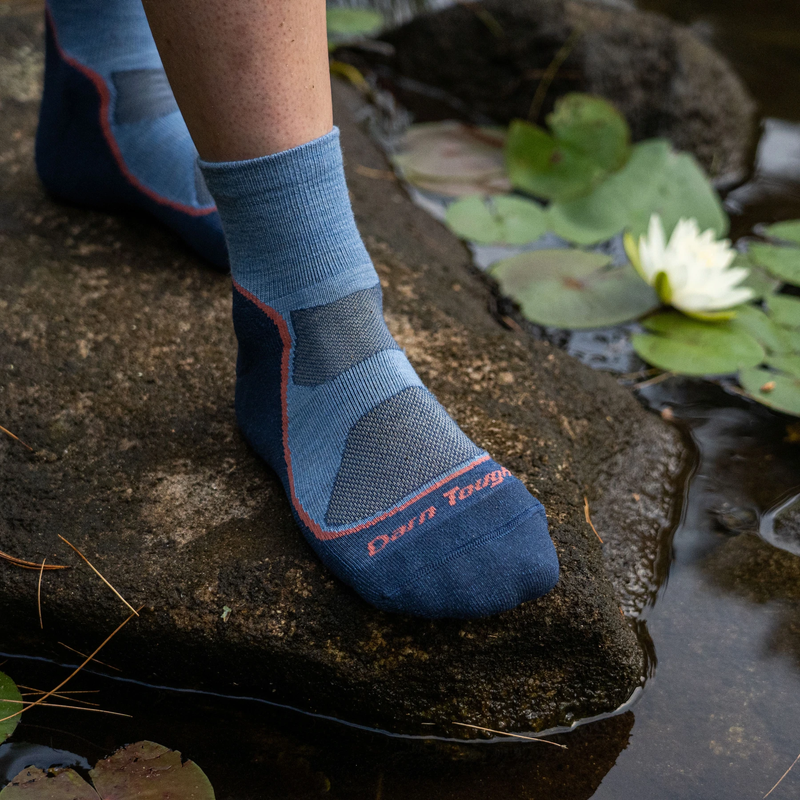 Darn Tough | Light Hiker | 1/4 Sock | Lightweight | Cushion | Dames | Wandelsokken | Trail.nl