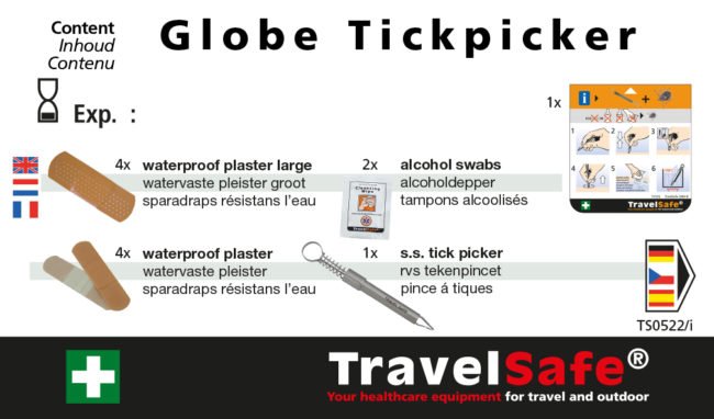 Travelsafe | Globe Tickpicker | EHBO - kit - Trail.nl